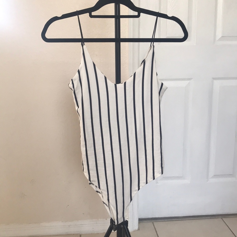 Black and white bodysuit